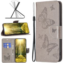 Mobigear Butterfly Housse Nokia G21 Etui Porte-Monnaie - Gris