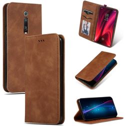 Mobigear Retro Slim Xiaomi Mi 9T Étui Portefeuille - Marron