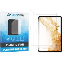Mobigear Samsung Galaxy Tab S8 Protection d'écran Film - Compatible coque (Lot de 3)