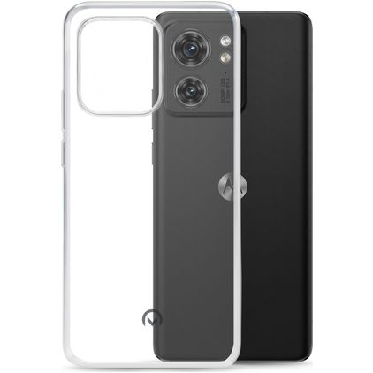 Mobilize Gelly Coque Transparente Motorola Edge 40 Coque arrière en TPU Souple - Transparent