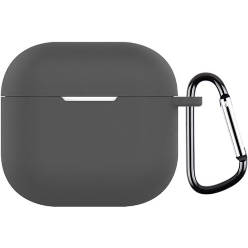 Mobigear Colors Coque Apple AirPods 4 Coque en Silicone Souple - Gris