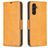 Mobigear Excellent Housse Samsung Galaxy A35 Etui Porte-Monnaie - Cognac
