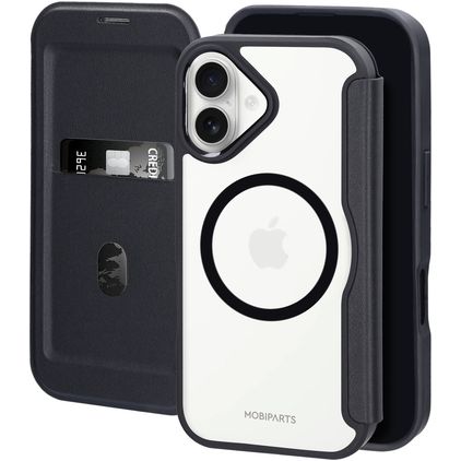 Mobiparts Shield Line Housse iPhone 17 MagSafe Etui - Noir