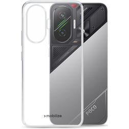 Mobilize Gelly Case Coque Transparente POCO F7 Coque arrière en TPU Souple - Transparent