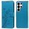 Mobigear Flowers Housse Samsung Galaxy S26 Ultra Etui Porte-Monnaie - Bleu