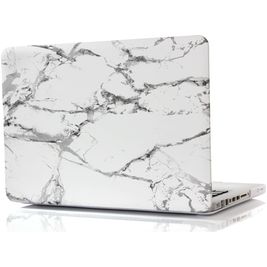 Mobigear Marble MacBook Pro 15 Pouces (2008-2012) Coque - Blanc - Model A1286