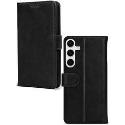 Mobilize Premium Gelly Housse Samsung Galaxy S24 FE Etui Porte-Monnaie - Noir