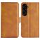 Mobigear Slim Magnet Housse Samsung Galaxy S23 FE Etui Porte-Monnaie - Cognac