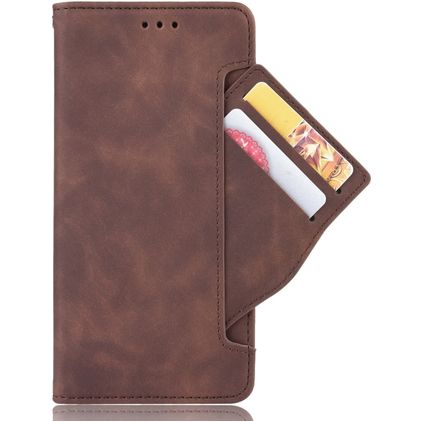 Mobigear Slide Wallet Housse Xiaomi Redmi Note 9S Etui Porte-Monnaie - Marron