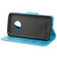 Mobigear Butterfly Housse Motorola Moto G5 Plus Etui Porte-Monnaie - Bleu