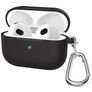 Mobigear Classic Coque Apple AirPods 3 Coque en Silicone Souple - Noir