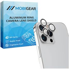 Mobigear Single iPhone 13 Pro Max Verre trempé Protection Objectif Caméra - Compatible Coque - Argent