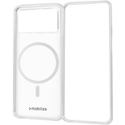 Mobilize Naked Protection Transparent Samsung Galaxy Z Fold 7 MagSafe Plastique rigide Coque arrière Antichoc - Transparent