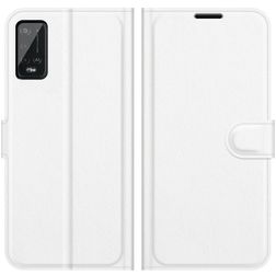 Mobigear Classic Wiko Power U20 Étui Portefeuille - Blanc