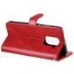 Mobigear Zipper Housse Xiaomi Redmi Note 9 Etui Porte-Monnaie - Rouge