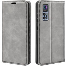 Mobigear Retro Slim TCL 30 Étui Portefeuille - Gris