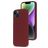 Mobiparts Coque iPhone 14 Plus Coque arrière en Silicone - Plum Red