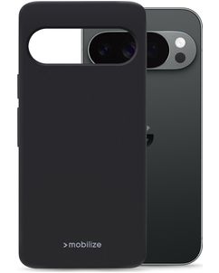 Mobilize Rubber Gelly Coque Google Pixel 11 Coque arrière en TPU Souple - Noir