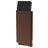 Valenta Cardprotector Plus Porte-cartes Aluminium - 5 cartes - Compatible MagSafe - Marron