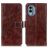 Mobigear Basic Housse Nokia X30 Etui Porte-Monnaie - Marron