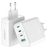 Mobilize Wall Charger 4 USB Chargeur Sans câble Power Delivery 140W - Blanc