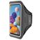 Mobiparts Comfort Fit Brassard Téléphone Samsung Galaxy A21s Brassard Coque de Sport en Neoprène - Noir
