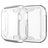 Mobigear Royal Coque Apple Watch - 40 mm Thin Coque en en TPU Souple - Argent