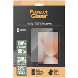 PanzerGlass Ultra Wide Fit Samsung Galaxy Tab S10 FE Verre trempé Protection d'écran - Compatible coque