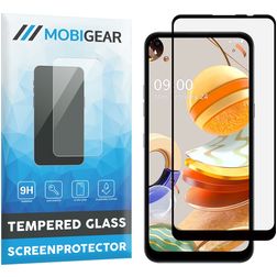 Mobigear Premium LG K61 Verre trempé Protection d'écran - Compatible coque - Noir