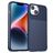 Mobigear Groove Coque iPhone 15 Plus Coque arrière en TPU Souple - Bleu