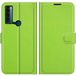 Mobigear Classic Housse TCL 20 SE Etui Porte-Monnaie - Vert