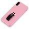 Mobigear Rubber Ring Coque iPhone XS Max Coque arrière Rigide avec Anneau-Support - Rose