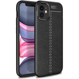 Mobigear Luxury Coque iPhone 12 Mini Coque arrière en TPU Souple - Noir