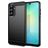 Mobigear Brushed Slim Coque Samsung Galaxy A26 Coque arrière en TPU Souple - Noir