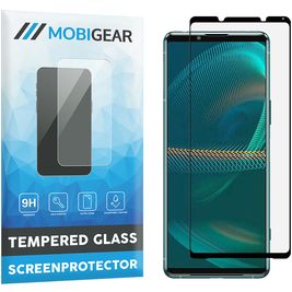 Mobigear Premium Sony Xperia 5 III Verre trempé Protection d'écran - Compatible Coque - Noir