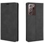 Mobigear Retro Slim Housse Samsung Galaxy Note 20 Ultra Etui Porte-Monnaie - Noir