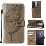 Mobigear Butterfly Housse OPPO Reno 8 Pro 5G Etui Porte-Monnaie - Gris