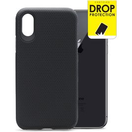 My Style Tough Coque iPhone XS Coque arrière Rigide Anti-Chocs - Noir
