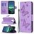 Mobigear Butterfly Housse Nokia 1.4 Etui Porte-Monnaie - Violet