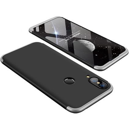 Mobigear TriGuard Coque Huawei Nova 3 Coque arrière Rigide - Noir / Argent