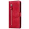 Mobigear Zipper Huawei P Smart (2020) Étui Portefeuille - Rouge