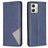 Mobigear Rhombus Slim Motorola Moto G54 Étui - Bleu
