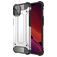Mobigear Outdoor Coque iPhone 13 Mini Coque arrière Rigide Anti-Chocs - Argent