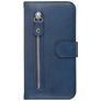 Mobigear Zipper Samsung Galaxy S20 Étui Portefeuille - Bleu