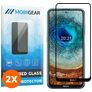 Mobigear Premium Nokia X10 Verre trempé Protection d'écran - Compatible Coque - Noir (Lot de 2)
