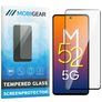 Mobigear Premium Samsung Galaxy M52 Verre trempé Protection d'écran - Compatible Coque - Noir