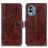 Mobigear Basic Housse Nokia X30 Etui Porte-Monnaie - Marron
