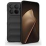 Mobigear Bumpy Coque Xiaomi 15T Pro Coque arrière en TPU Souple - Noir