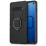 Mobigear Armor Ring Coque Samsung Galaxy S10 Coque arrière Rigide Anti-Chocs avec Anneau-Support - Noir
