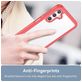 Mobigear Crystal Coque Samsung Galaxy A54 Coque arrière Rigide - Transparent / Rouge